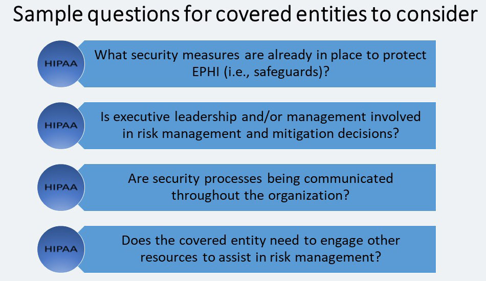ITperfection, HIPAA, Security rule, Administrative safeguards, sample questions, Risk management