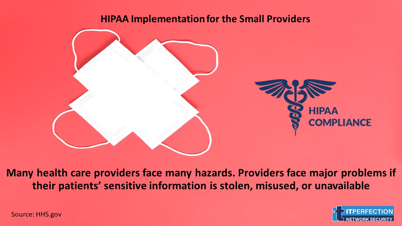 ITperfection, Hipaa, implementation for the small providers-01