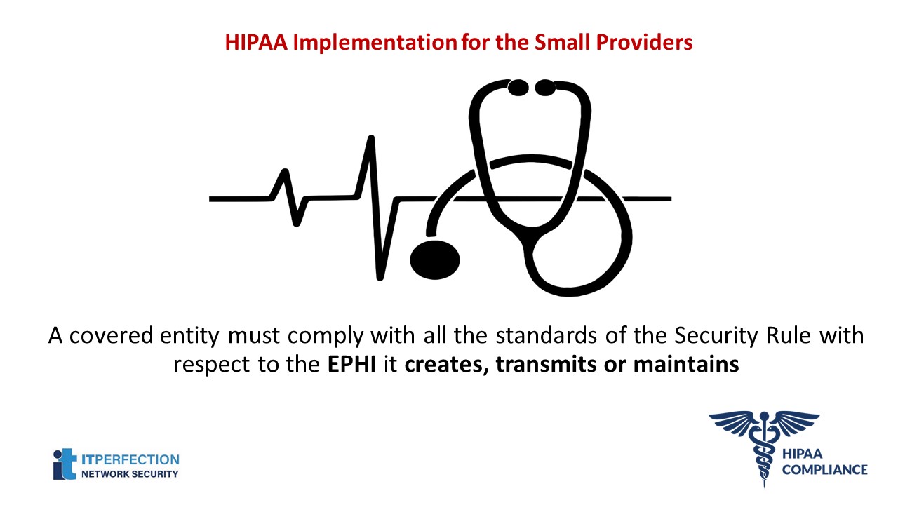 ITperfection, Hipaa, implementation for the small providers-02