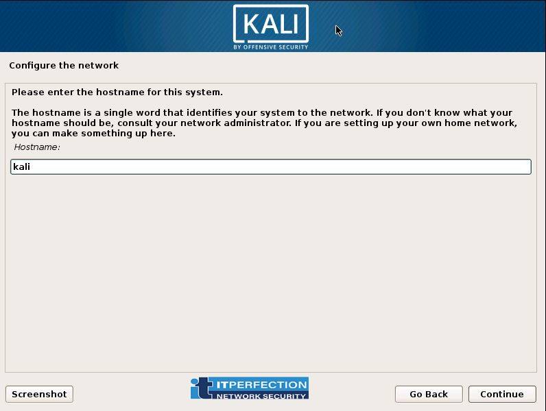 ITperfection, Kali linux, install-05