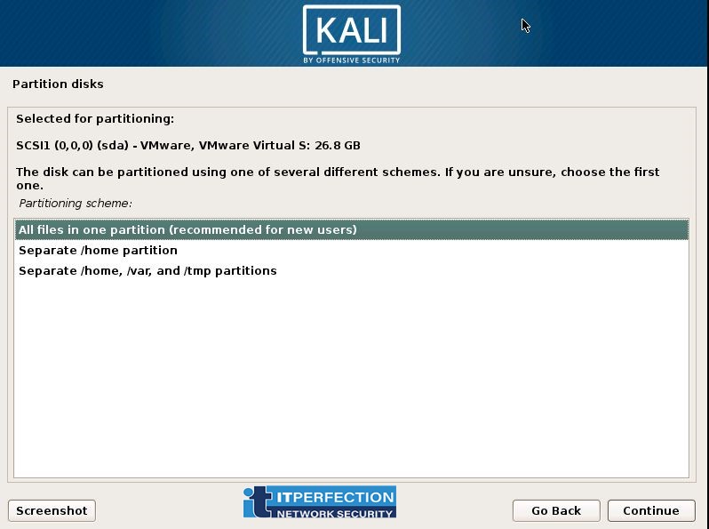 ITperfection, Kali linux, install-11