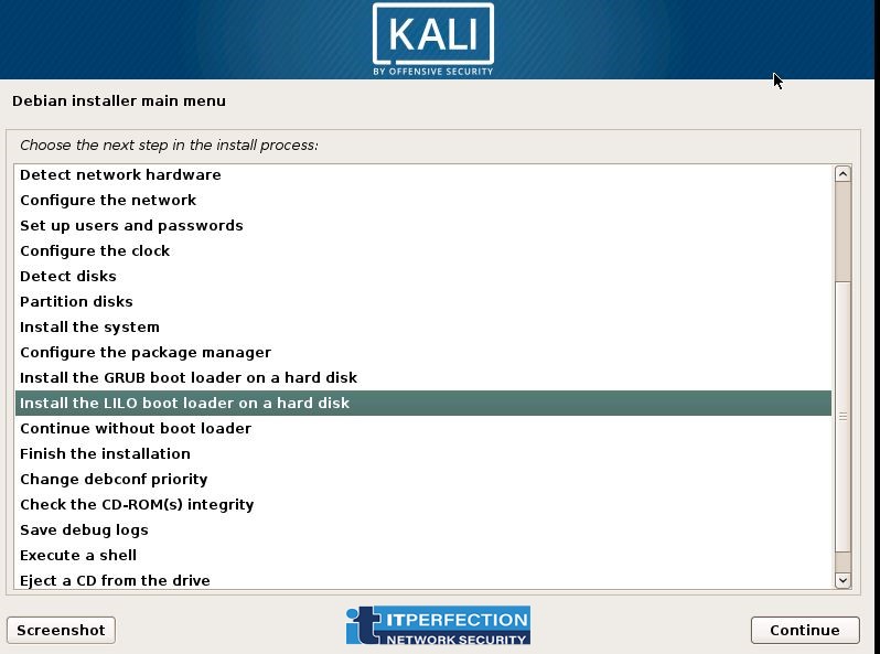 ITperfection, Kali linux, install-18