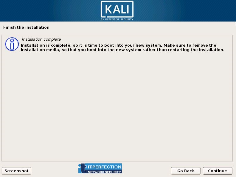 ITperfection, Kali linux, install-21